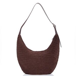Madewell Essential Curve Suede Shoulder Bag